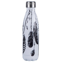 Avanti Fluid Twin Wall Stainless Steel Insulated Bottle 500ml Assorted Designs