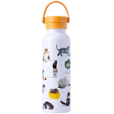 Maxwell & Williams Marc Martin "Feline Friends" Double Wall Stainless Steel Bottle 600ml