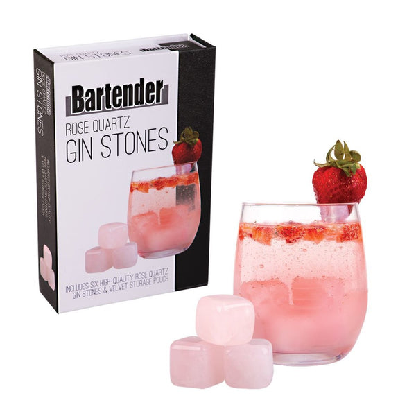 Bartender Rose Quartz Gin Stones