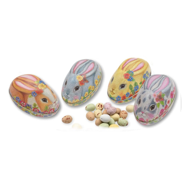 Bunnies by Elite Tins - Rabbit Shaped Tins Assorted Colours