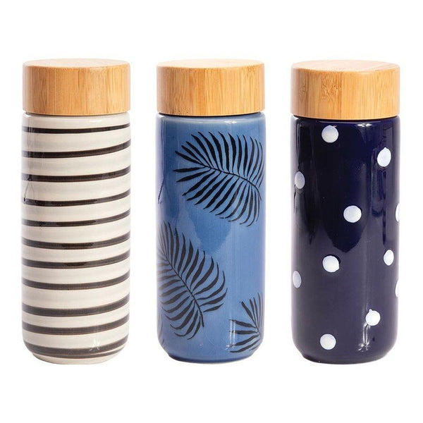 IS Eco Ceramic Double Walled Drink Bottle - Assorted Designs