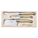 Laguiole Jean Neron Cheese Knife Set 3 Piece