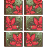 Cinnamon 6  Piece Coaster Sets - Assorted Designs
