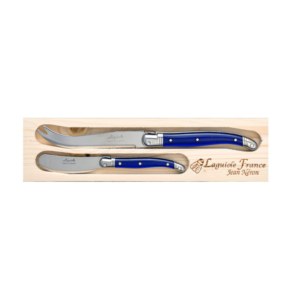 Laguiole Jean Neron Cheese Knife Sets - 2 Piece