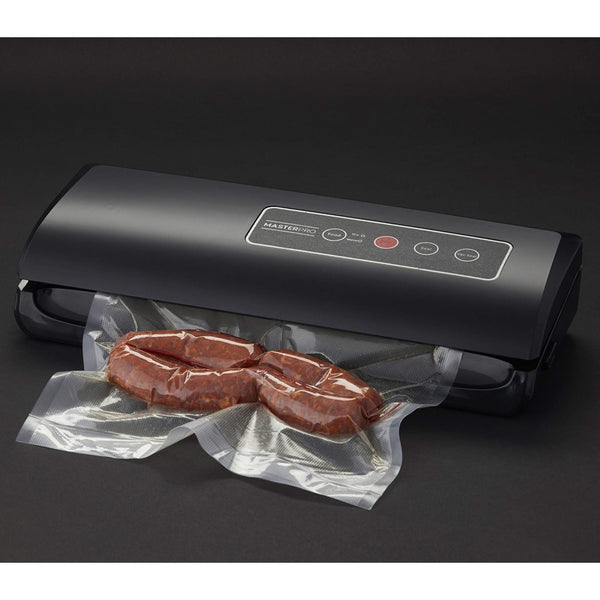 MasterPro 39cm Kitchen Vacuum Food/Meat Sealer w/ Built-In Cutter/3x Bag Black