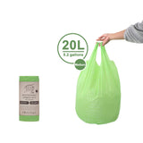 White Magic ECO Basics Biodegradable Garbage Bags with Handles - Assorted Sizes