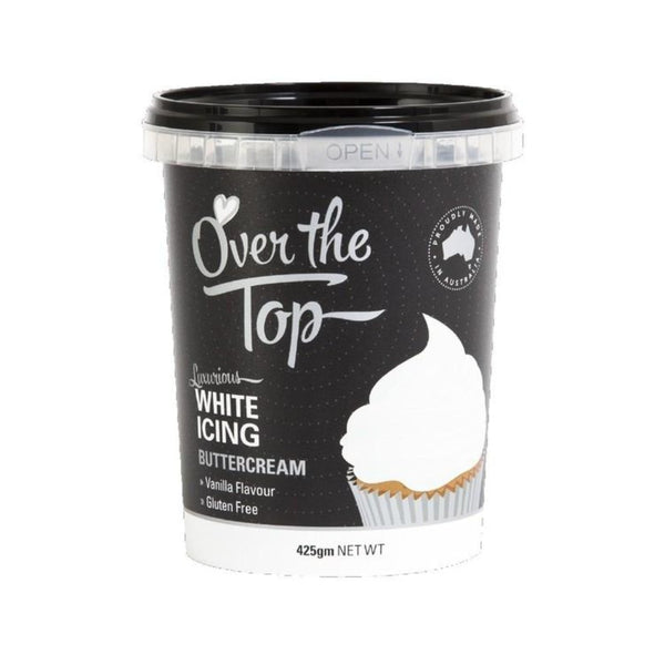 Over the Top White Icing Buttercream 425g - White