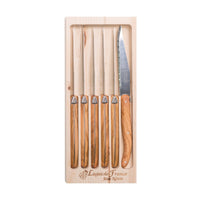 Laguiole Jean Neron 6 Piece Steak Knife Set