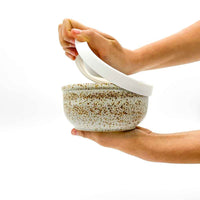 Pottery for the Planet Ceramic Travel Storage Bowls - Sandy