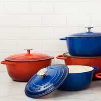 Pyrolux - PyroChef Cast Iron and Enamel Round French Casseroles