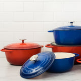 Pyrolux - PyroChef Cast Iron and Enamel Round French Casseroles