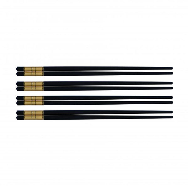 Avanti Traditional Chopsticks Gold Set of 4