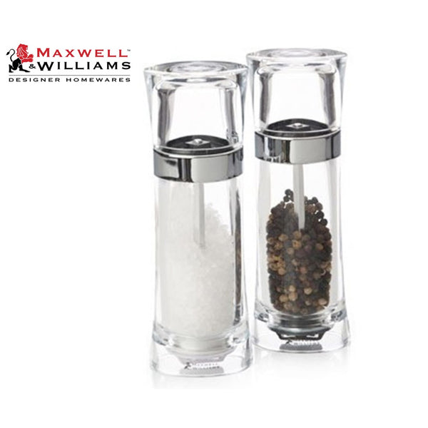 Maxwell & Williams Click Acrylic Salt & Pepper Mill Sets
