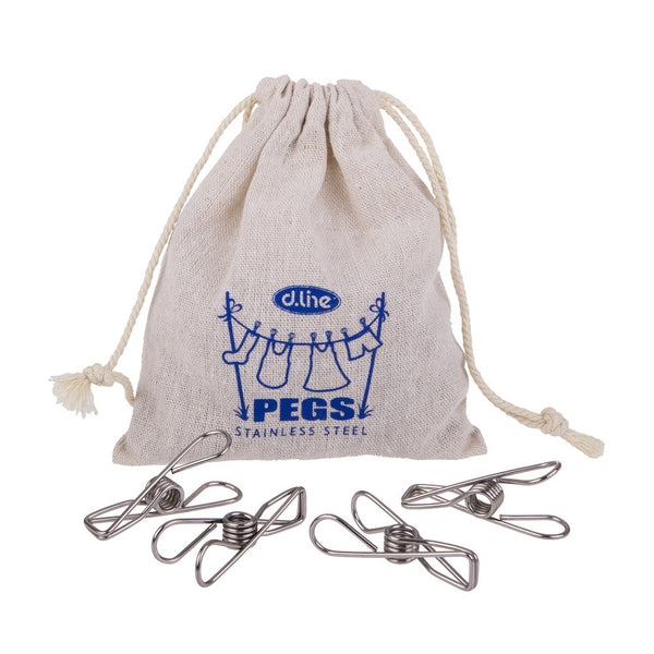 D.line Stainless Steel Large Wire Pegs Pack of 30