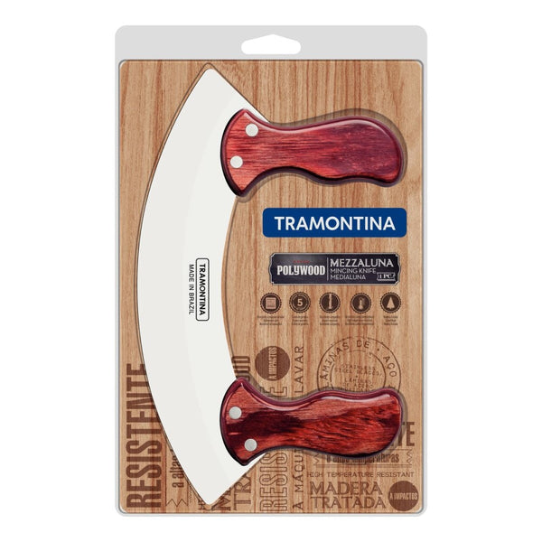 Tramontina Polywood Mezzaluna/Mincing Knife