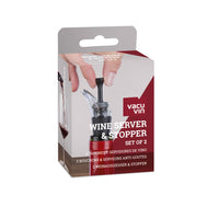 Vacu Vin Wine Server & Stopper Set of 2
