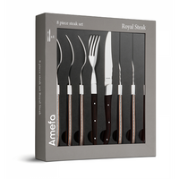 Amefa Royal Steak and Fork 8 Piece Set