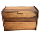 Davis & Waddell Acacia Wood Bread Box with Bread Board 23 x 39 x 22cm