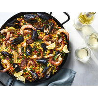 Chef Inox Black Enamel Paella Pans