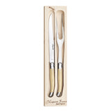 Laguiole  Carving Set Gift Box - Ivory or Black
