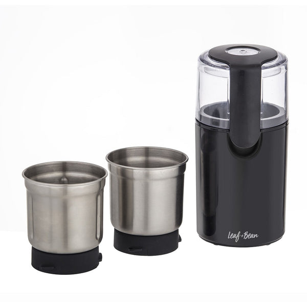 Leaf & Bean 2 in 1 Electric Coffee and Spice Grinder