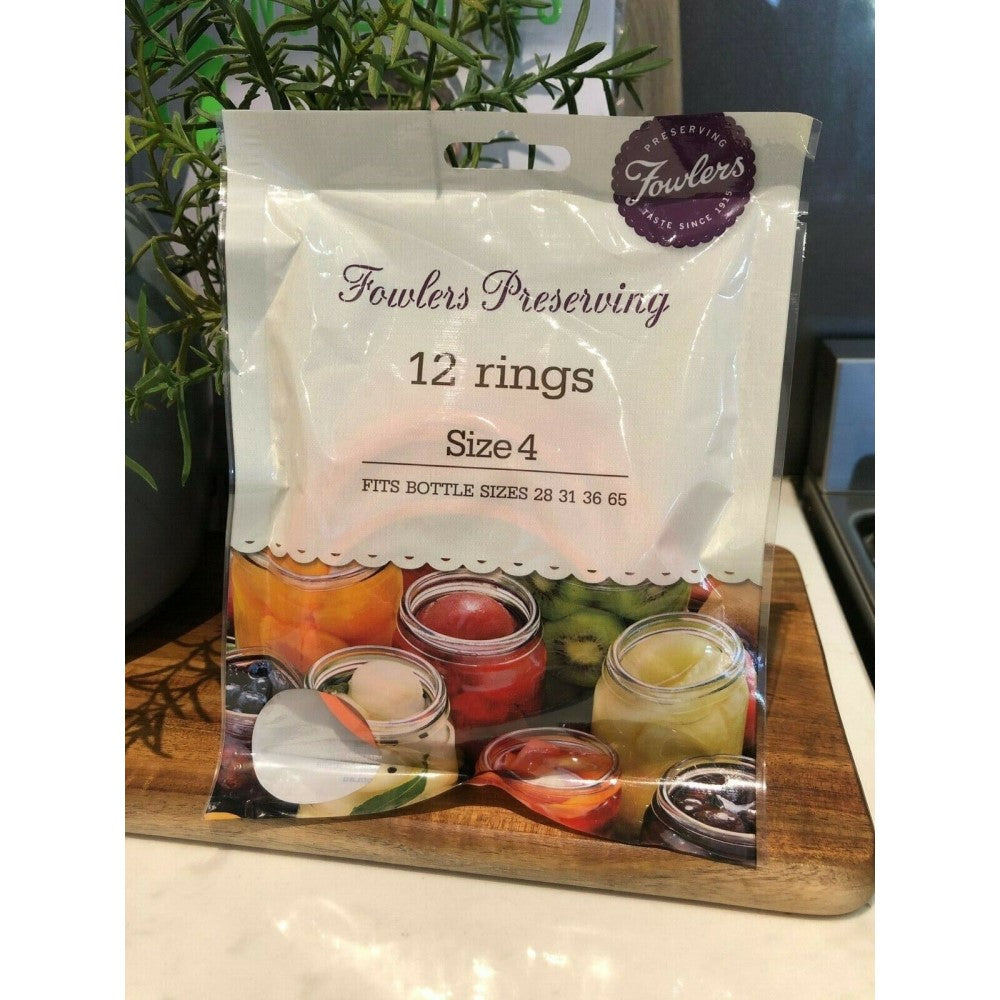 Fowlers Preserving Rings Size #4, Pack of 12 – The Home Provedore