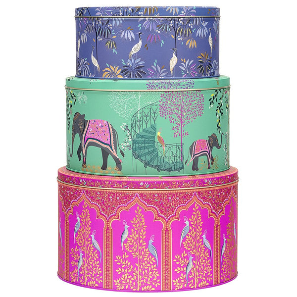 Sara Miller 'India' Storage Tins - Sold Individually