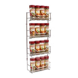 DLine Entree 4 Tier Chrome Spice Rack