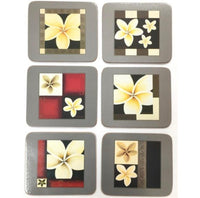Cinnamon 6  Piece Coaster Sets - Assorted Designs