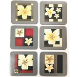 Cinnamon 6  Piece Coaster Sets - Assorted Designs